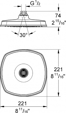   Grohe Rainshower Grandera 210 27974IG0