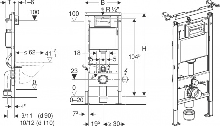 �������� Geberit Renova 500.103.DW.R