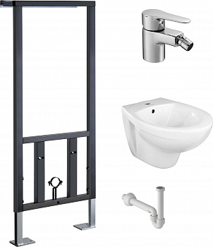     Jacob Delafon Patio E4189 +     VitrA 780-5820 +  Jacob Delafon July E16028-4-CP   +    Geberit 151.108.11.1