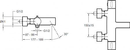  Jacob Delafon Cuff E78520-CP    
