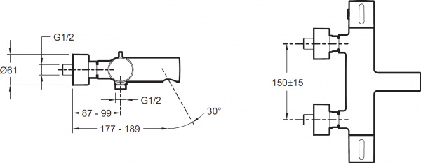  Jacob Delafon Cuff E78520-CP    