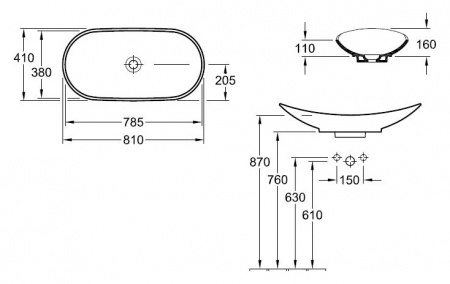 �������� Villeroy & Boch My Nature 4110 80 R1 alpin
