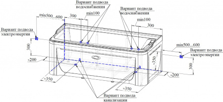 Акриловая ванна Radomir Винченцо 1-01-0-0-1-134 180x85 Акриловая ванна Radomir Винченцо 1-01-0-0-1-134 180x85