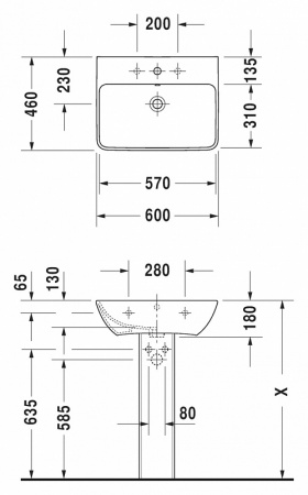 �������� Duravit ME by Starck 2335600000