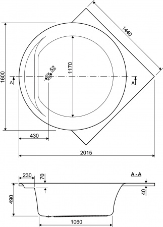   Cezares Fi Corner 160x160