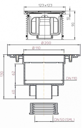 HL 310NPr - SML    SML DN50