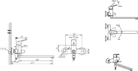 ������� �������� Bravat Drop F00409C 2 � 1