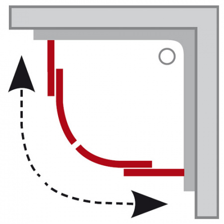   Ravak BLCP4-90 Transparent