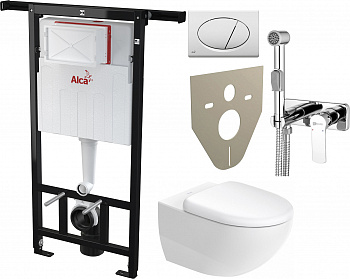 �������� ������ ��������� Duravit Architec 45720900A1 + ������� ����������� ��� �������� AlcaPlast Jadromodul AM102/1120 � �������, ������������� � ������������� �����