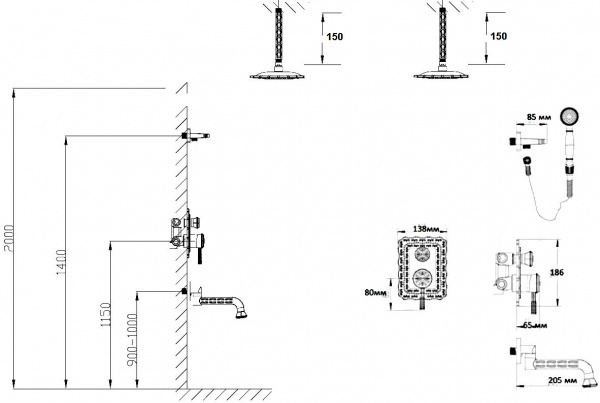   Bronze de Luxe Windsor 10137/1F   
