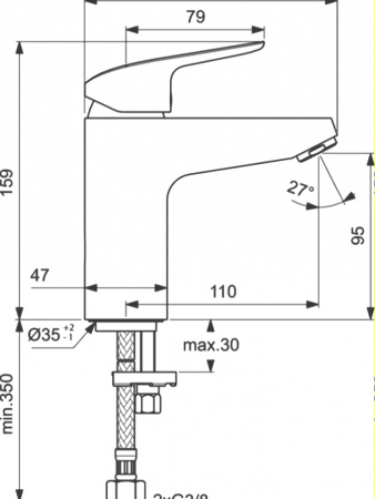  Ideal Standard Ceraflex B1714AA  