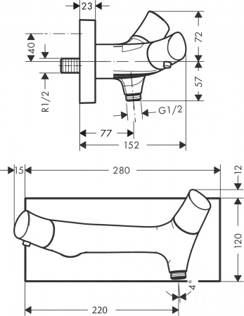  Axor Starck Organic 12602000  