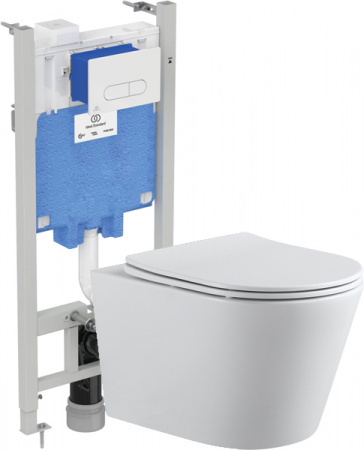 ��������  ������ ��������� Aquanet Betto 2.0 W rimless + ������� ����������� ��� �������� Ideal Standard ProSys Eco Frame 2.0 R0464AC � ������� �����