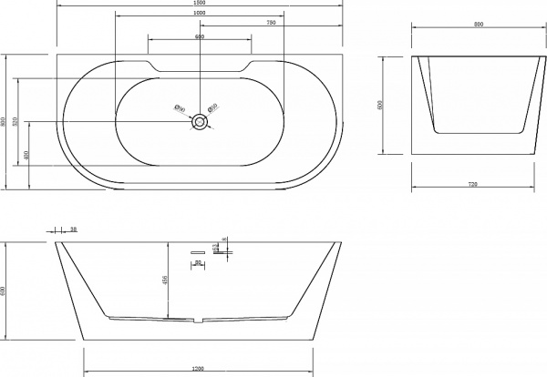   Abber AB9296-1.5 150x80