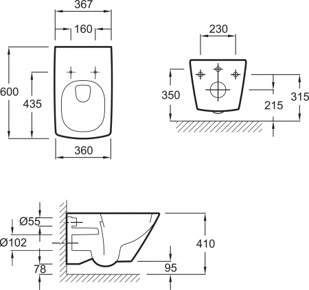 ������ ��������� Jacob Delafon Escale E1306
