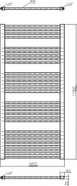 ����������������� ������������� Luxrad Regular 063881 116x50 R, �����, �������������� selmo smart