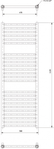   Luxrad Kwadro 065316 11250 L, ,  selmo pad