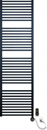 Полотенцесушитель электрический Luxrad Kwadro 065369 172х50 R, черный, терморегулятор selmo smart programm с пультом Полотенцесушитель электрический Luxrad Kwadro 065369 172х50 R, черный, терморегулятор selmo smart programm с пультом