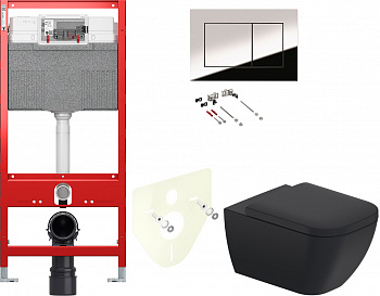 �������� ������ ��������� Duravit Happy D.2 2222098900 rimless + ������-������� � ����������� + ����������� TECE TECEprofil Uni 2.0 9300302 � ������� ����� ����