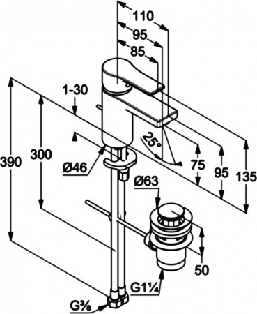  Kludi Zenta SL 482770565  