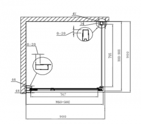   Cezares Porta A11 90 C Cr
