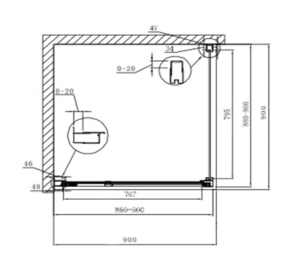   Cezares Porta A11 90 C Cr