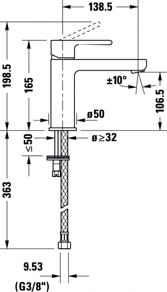  Duravit B.2 B21020002010  , 