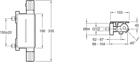  Jacob Delafon Metro E21768-BL      
