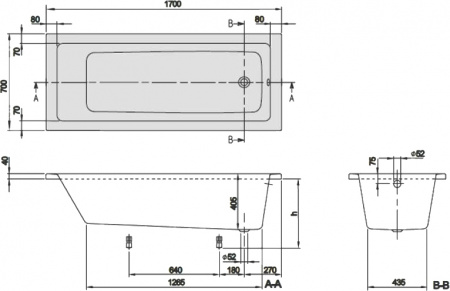  Villeroy & Boch Targa Plus Solo UBA177NES2V01+U99740000 17070,  