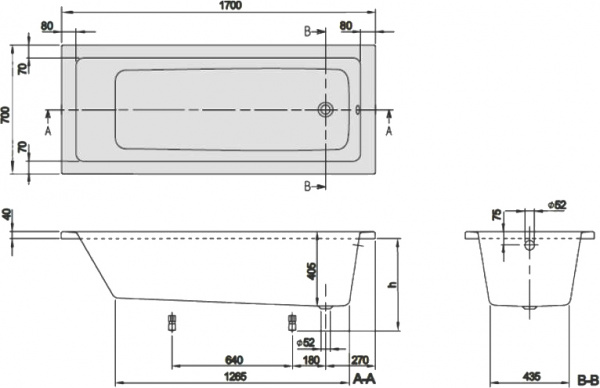   Villeroy & Boch Targa Plus Solo UBA177NES2V01+U99740000 17070,  
