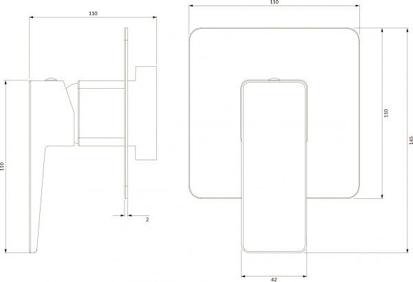  Omnires Parma PM7445CRB C  ,  , -