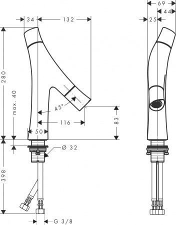  Axor Starck Organic 12011310  ,   
