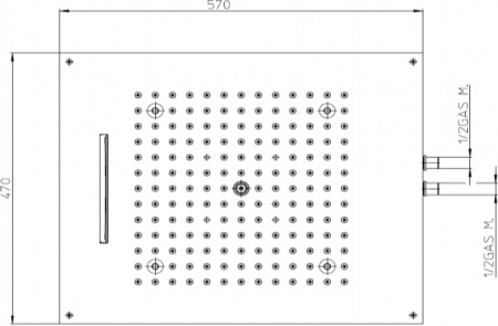   Bossini Dream 2 Sprays RGB Cromotherapy  