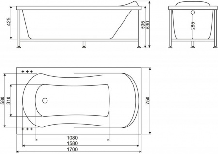   BelBagno BB103 170x75
