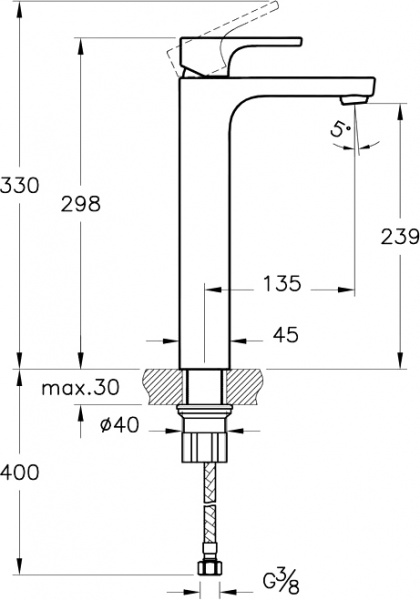  VitrA Sento A42514EXP  