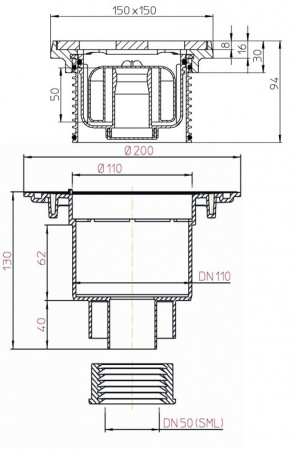 HL 310NPrG - SML    SML DN50