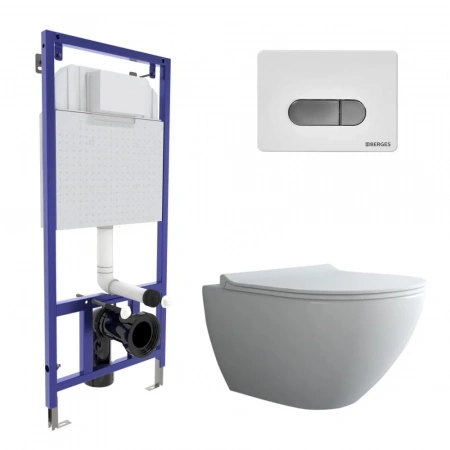 Инсталляция NOVUM 525, кнопка D7, унитаз PUMA Rimless 51 см, сиденье дюропласт Toma Slim SO 043270 Инсталляция NOVUM 525, кнопка D7, унитаз PUMA Rimless 51 см, сиденье дюропласт Toma Slim SO 043270