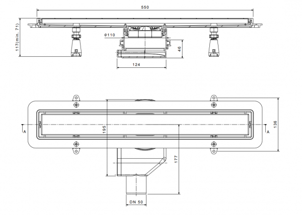   Pestan Confluo Premium Gold White Glass Line 550