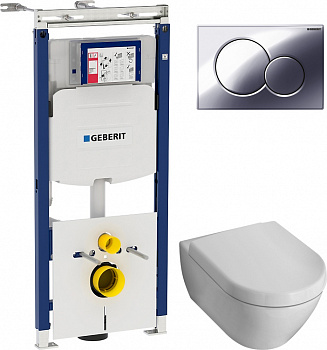 ��������  ������� ����������� ��� �������� Geberit Duofix Sigma 12 Plattenbau 111.362.00.5 + ���� ��� ������� ���������� Villeroy & Boch Subway 2.0 56