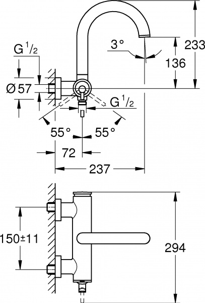  Grohe Atrio New 32652003    
