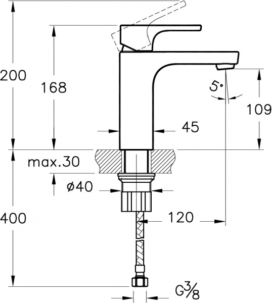  VitrA Sento A42513EXP  