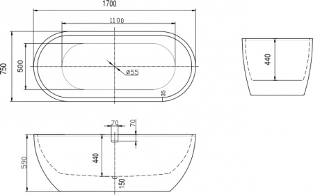   Art&Max AM-218-1700-750 170x75
