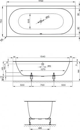   Bette Starlet Spirit 170x75