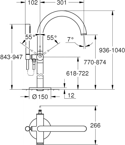  Grohe Atrio New 32653003 