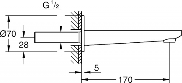  Grohe Lineare 13383DC1  , 