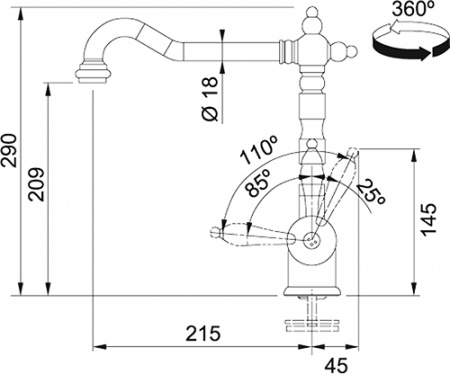  Franke Old England 115.0315.597   
