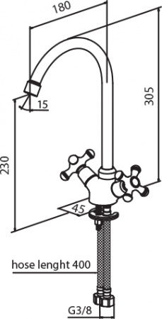 ��������� Damixa RedBlu Retro 230000000 ��� �������� �����