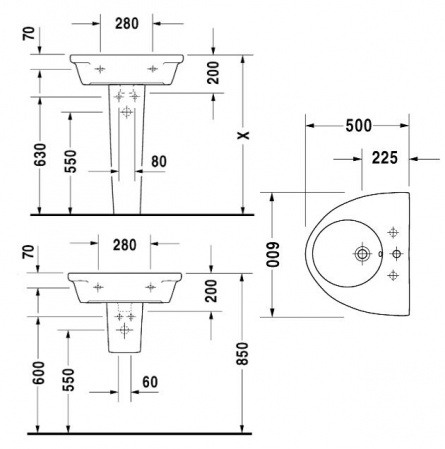 �������� Duravit Starck 2 0411600000