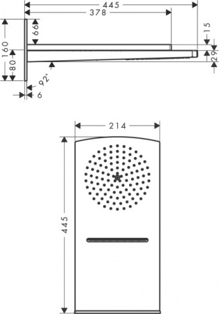   Hansgrohe Raindance Rainfall 180 AIR 2jet 28433000