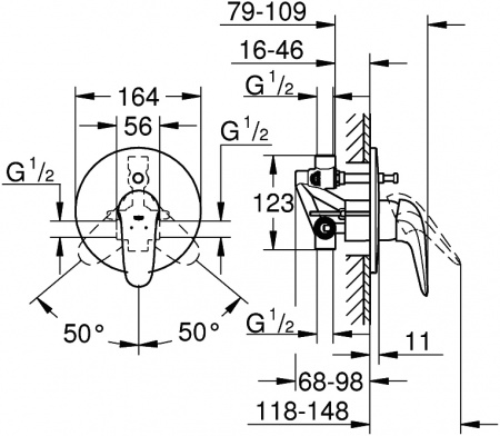  Grohe Eurostyle 23730003   ,    